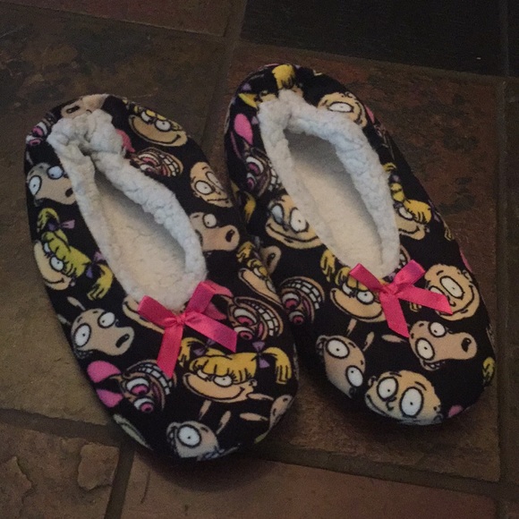 Nickelodeon Shoes - Nickelodeon Cartoon Slipper Socks